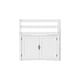 preview thumbnail 11 of 11, Twin Size Kids Loft Bed with Storage & Wardrobe, Solid Wood Pine Frame, Low Loft Bed White Kids Storage Bed