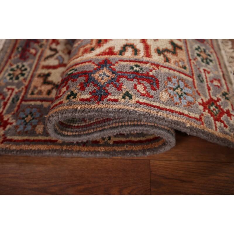 Gray Heriz Serapi Indian Accent Rug Handmade Oriental Wool Carpet - 2'0" x 3'0"