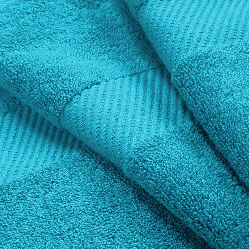 Superior Luxury Solid Highly Absorbent Egyptian Cotton 6 Piece Bath, Face, and Hand Towel Set