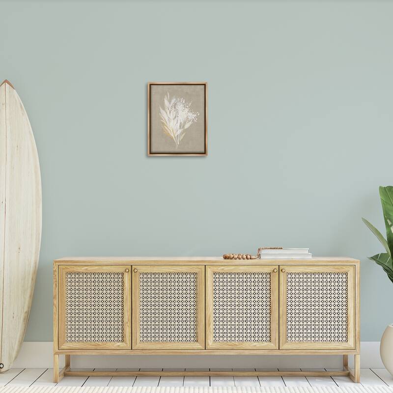 Stupell Natural Herb Impression Framed Floater Canvas Wall Art Design By Susan Jill