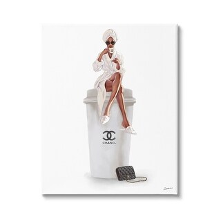 Fashion Female Pose Art Print - 16x20 Inch Framed Wall Art, Grey Wood Grain Frame - View #8