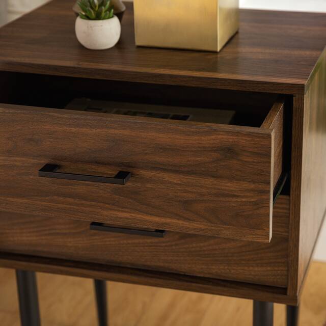 Middlebrook Notto Mid-Century 2-Drawer Nightstand