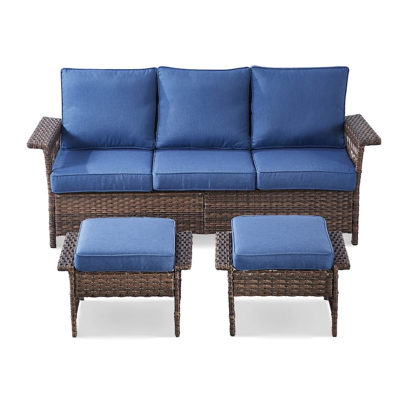 Outdoor Glider Chair with Soft Cushion
