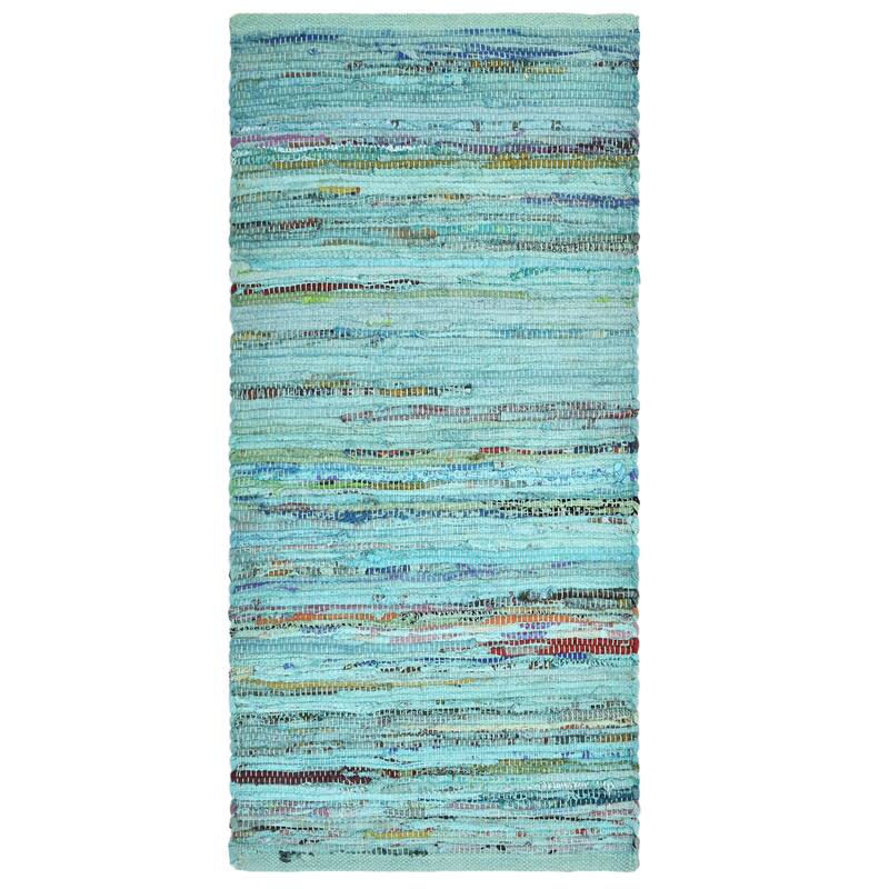 Fabstyles Premium Cotton Handmade Area Rag Rug Living Room, Hallway