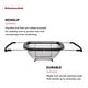 preview thumbnail 2 of 2, KitchenAid Expandable Colander, Black