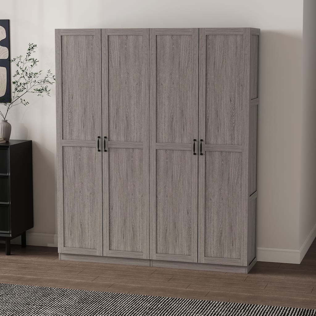 Manhattan Comfort 2-Piece Modern Cornelia Storage Closet