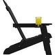 preview thumbnail 6 of 58, WINSOON All Weather HIPS Outdoor Folding Adirondack Chairs Set of 8