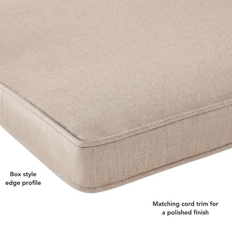 Sunbrella Indoor/ Outdoor 17-inch Square Corded Chair Pad (Set of 2)