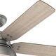 preview thumbnail 17 of 25, Hunter 52" Mill Valley Outdoor Ceiling Fan with LED Light Kit and Pull Chain - Farmhouse, Industrial, Rustic - DAMP RATED!