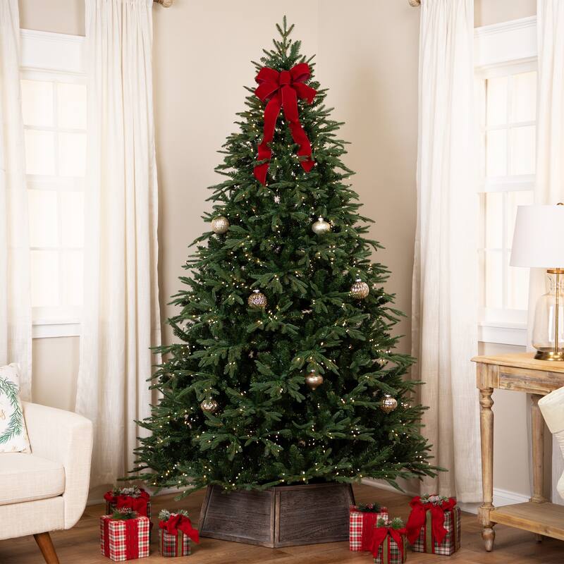 Real Touch™ Pre-Lit Ashburn Pine Artificial Christmas Tree - 7.5' Warm White LED - 7.5 Foot