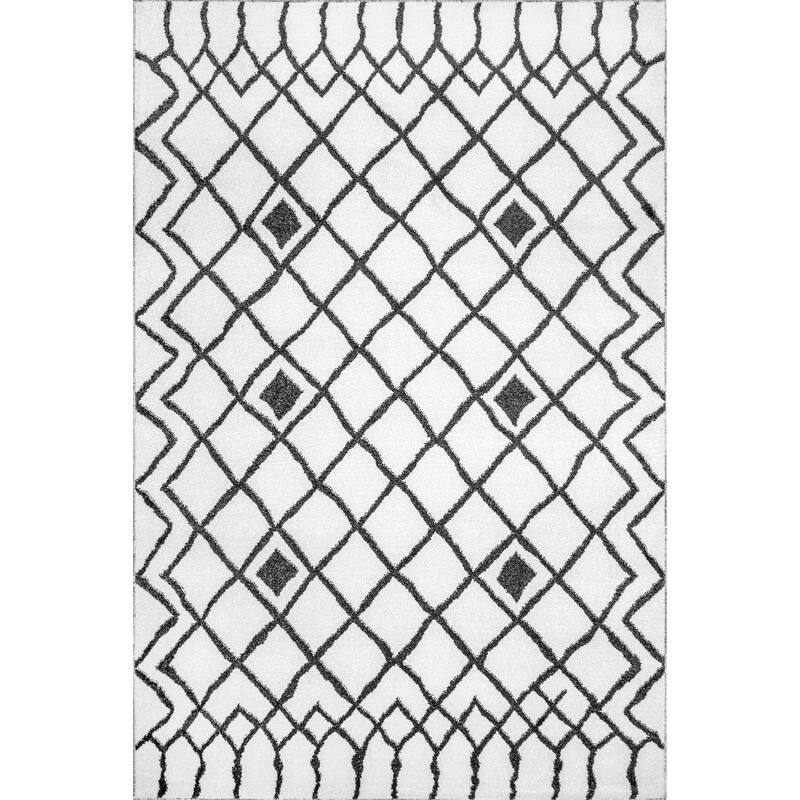 Nuloom Geometric Remi Modern Lattice Area Rug