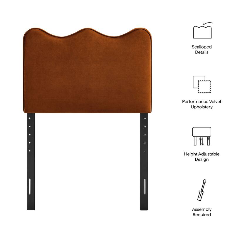 Athena Stain-Resistant Performance Velvet Headboard