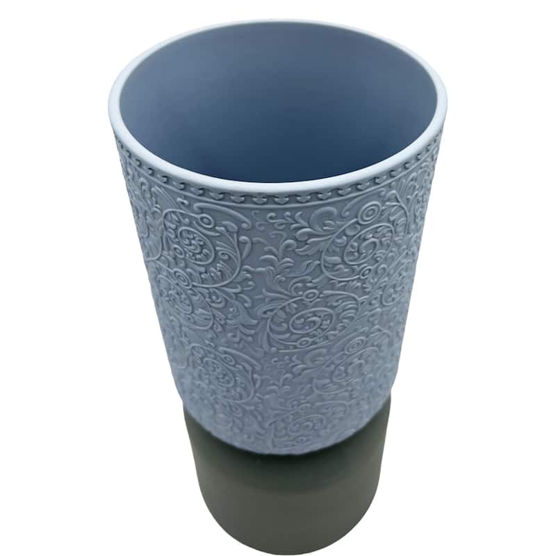12 Inch Tall Modern Ceramic Flower Vase