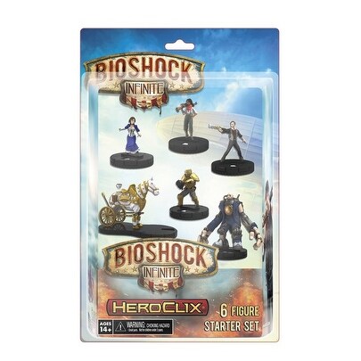 Bioshock Infinite Heroclix 6 Figure Starter Set Multi