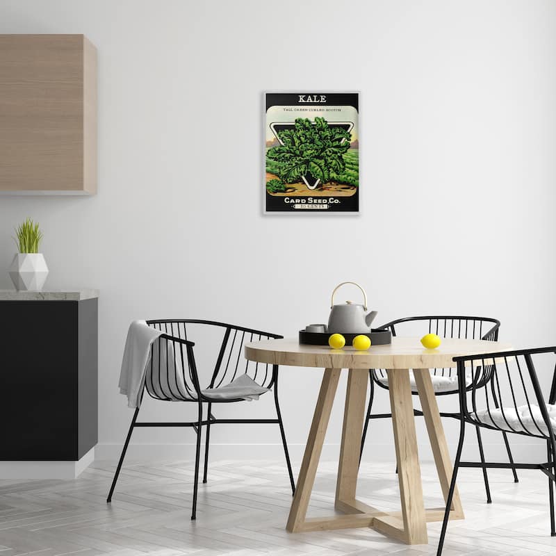Stupell Vintage Garden Kale Framed Giclee Art Design By Lil' Rue