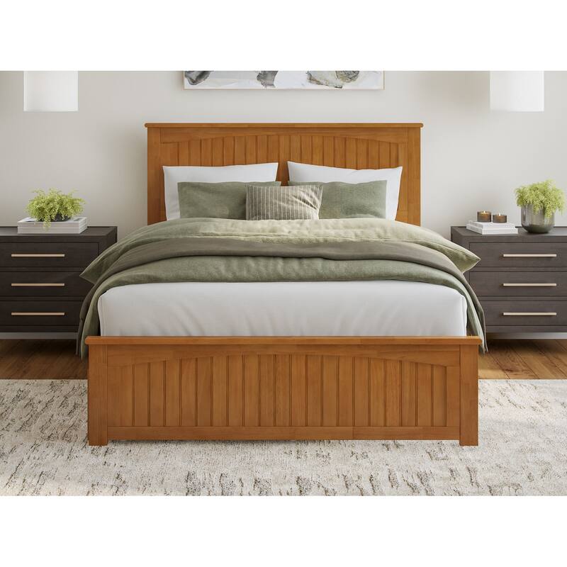 Nantucket Bed with Matching Footboard and Twin XL Trundle