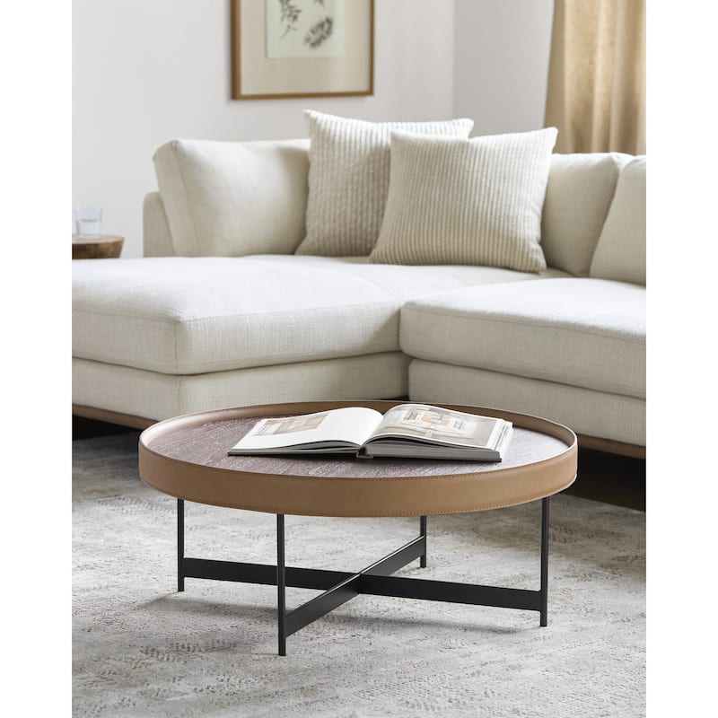 Bridgette Modern Coffee Table - Metal