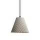 preview thumbnail 2 of 1, Golden Lighting Clarus 8in Integrated LED Pendant in Grey Cement - Silver