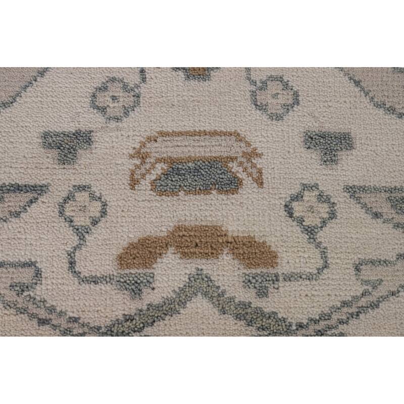 Oushak Square Area Rug Handmade Wool Carpet - 8'2"x 7'9"