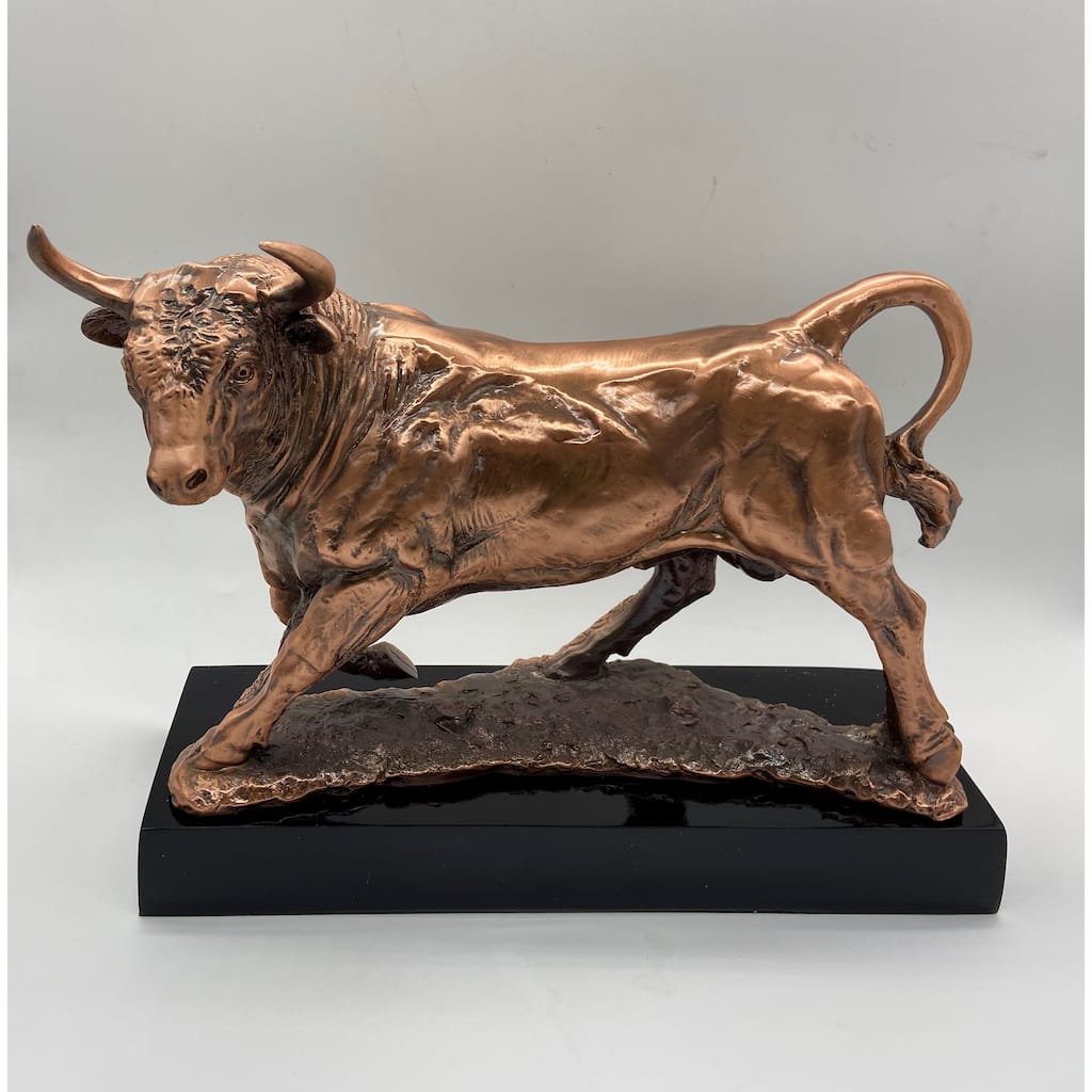 Spanish Bull on Pedestal