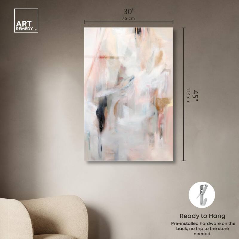 Drifting Colors II Acrylic by Art Remedy, Ready to Hang