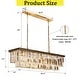 preview thumbnail 21 of 19, 12-Light Glam Fringe Crystal Chandelier for Dining Room