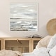 preview thumbnail 10 of 9, Oceanic Dreams by Lera Framed Canvas Wall Art Print - Sylvie Beaded White