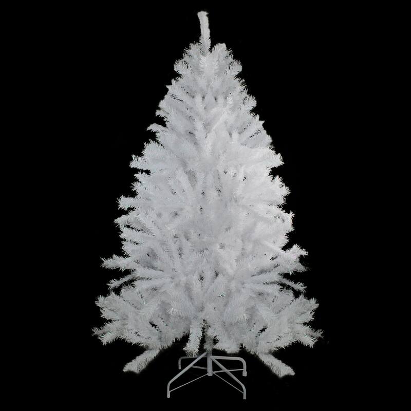 Full Icy White Spruce Artificial Christmas Tree - 7' - Unlit - 7 Foot