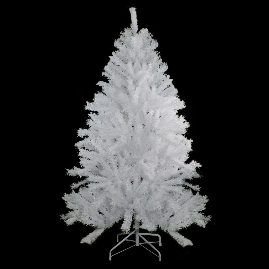 Full Icy White Spruce Artificial Christmas Tree - 7' - Unlit - 7 Foot
