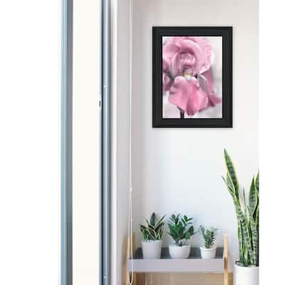 TrendyDecor4U "Pink Iris" Framed Print Wall Art