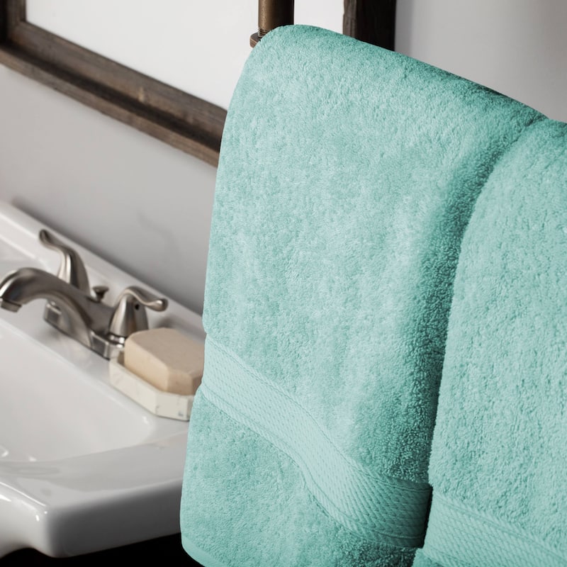 Superior Egyptian Cotton Pile Heavyweight Bath Towel Set of 2