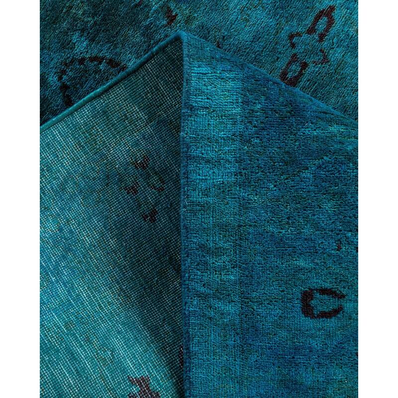 Vibrance One-of-a-Kind Hand-Knotted Area Rug - Green, 4' 1" x 6' 2" - 4' 1" x 6' 2"
