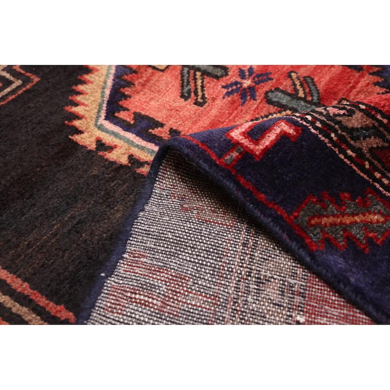 ECARPETGALLERY Hand-knotted Melis Vintage Dark Copper Wool Rug - 3'11 x 7'5