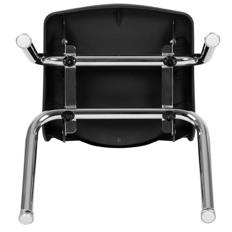 Advantage Student Stack School Chair - 12-inch - 14.5"D x 15"W x 22"H