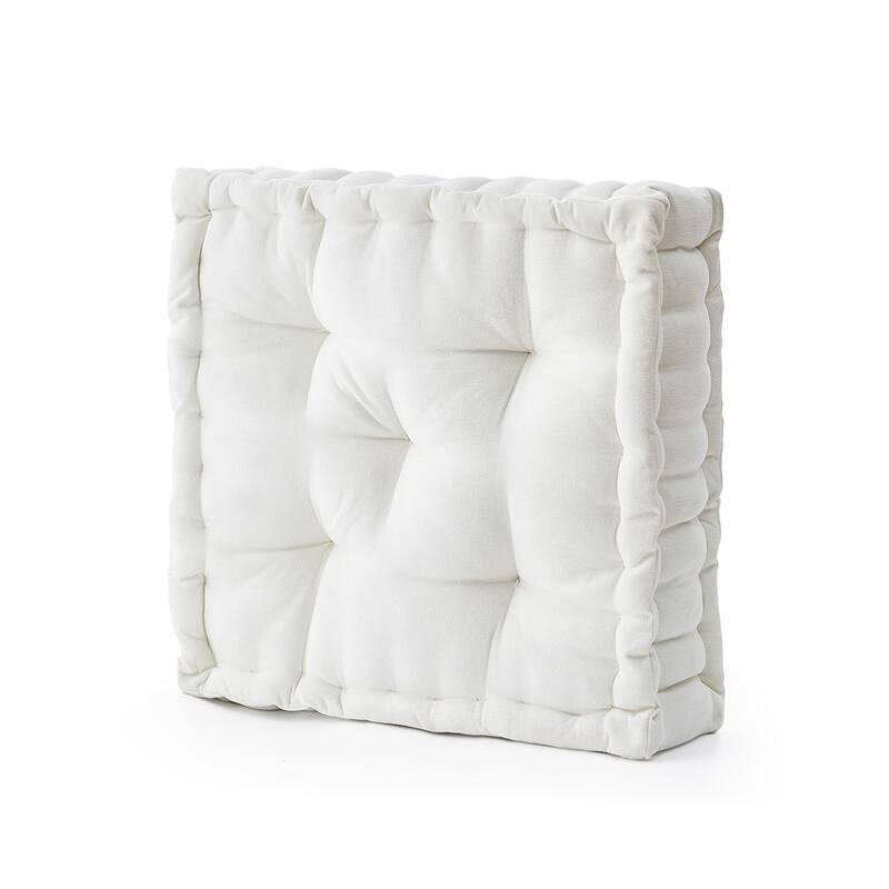 Rainha® - Classic Tufted Cushion - White