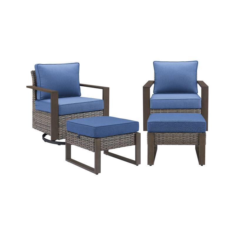 Pocassy Outdoor Patio Chairs Set for Garden Yards