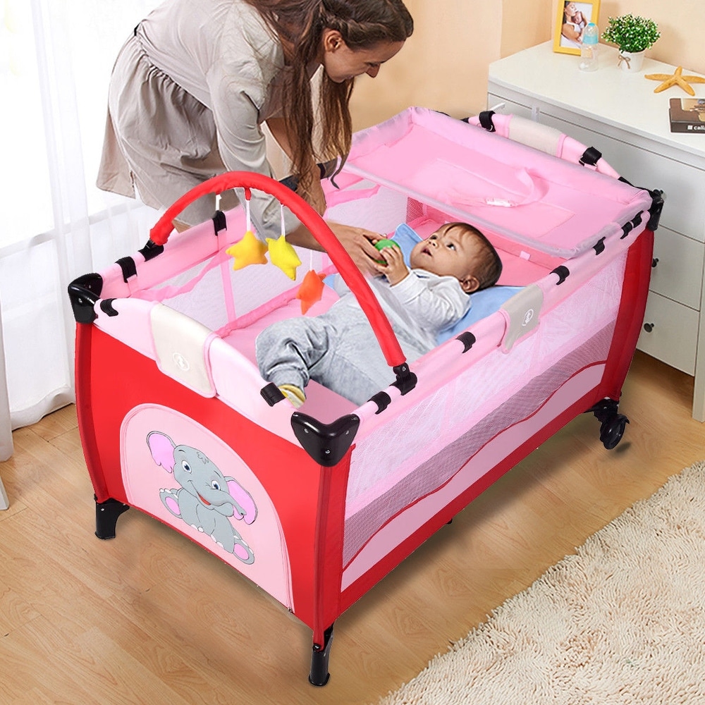 baby cribs pink
