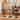 Modern 3-Piece Dining Set with Adjustable Height Bar Table & 2 Swivel Stools