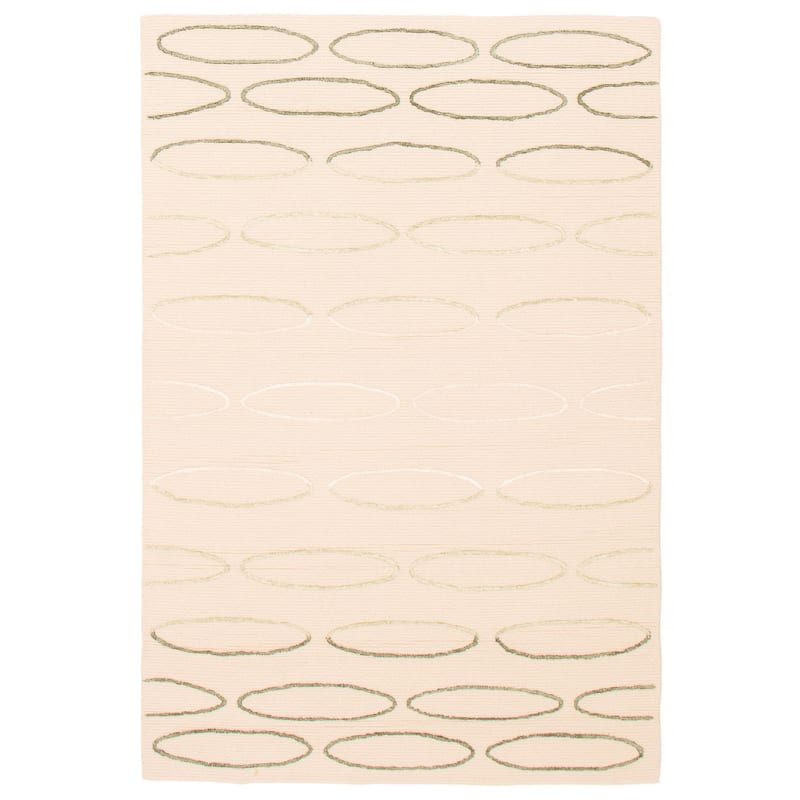 ECARPETGALLERY Hand Tufted Elegance Beige Viscose, Wool Rug - 5'1 x 7'6 - Beige - 5'1 x 7'6