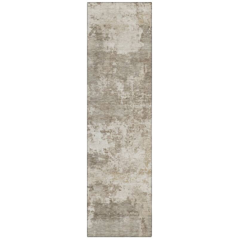 Machine Washable Indoor/ Outdoor Modern Jenna Chantille Rug
