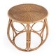 preview thumbnail 6 of 7, Savannah Woven Rattan Round End Table