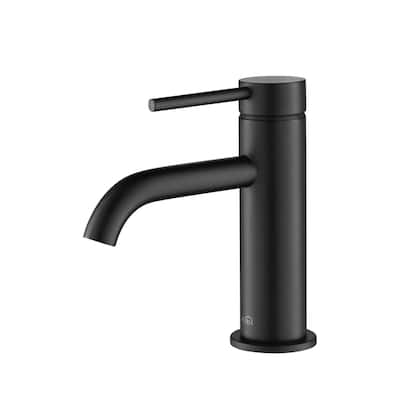 Lead Free Solid Brass Single Handle Bathroom Faucet with Water Hose