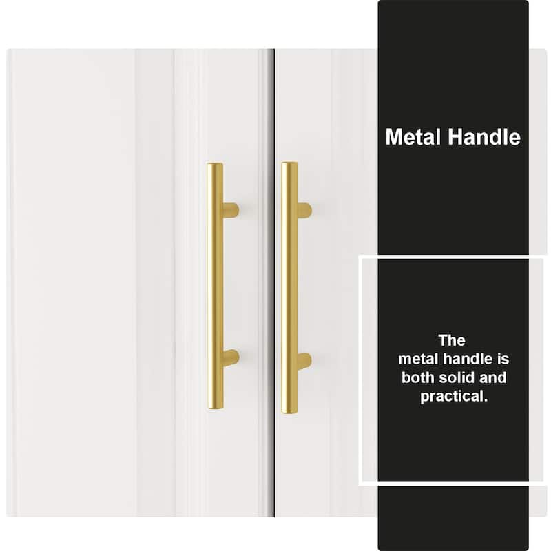 Armoires Wardrobes Shelves Door Bedroom Storage Closet(93.9"/74.2"H)
