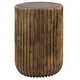 preview thumbnail 1 of 2, Uttermost 22993 Peaks 14" Wide Aluminum Accent Table Oxidized Antiqued Gold