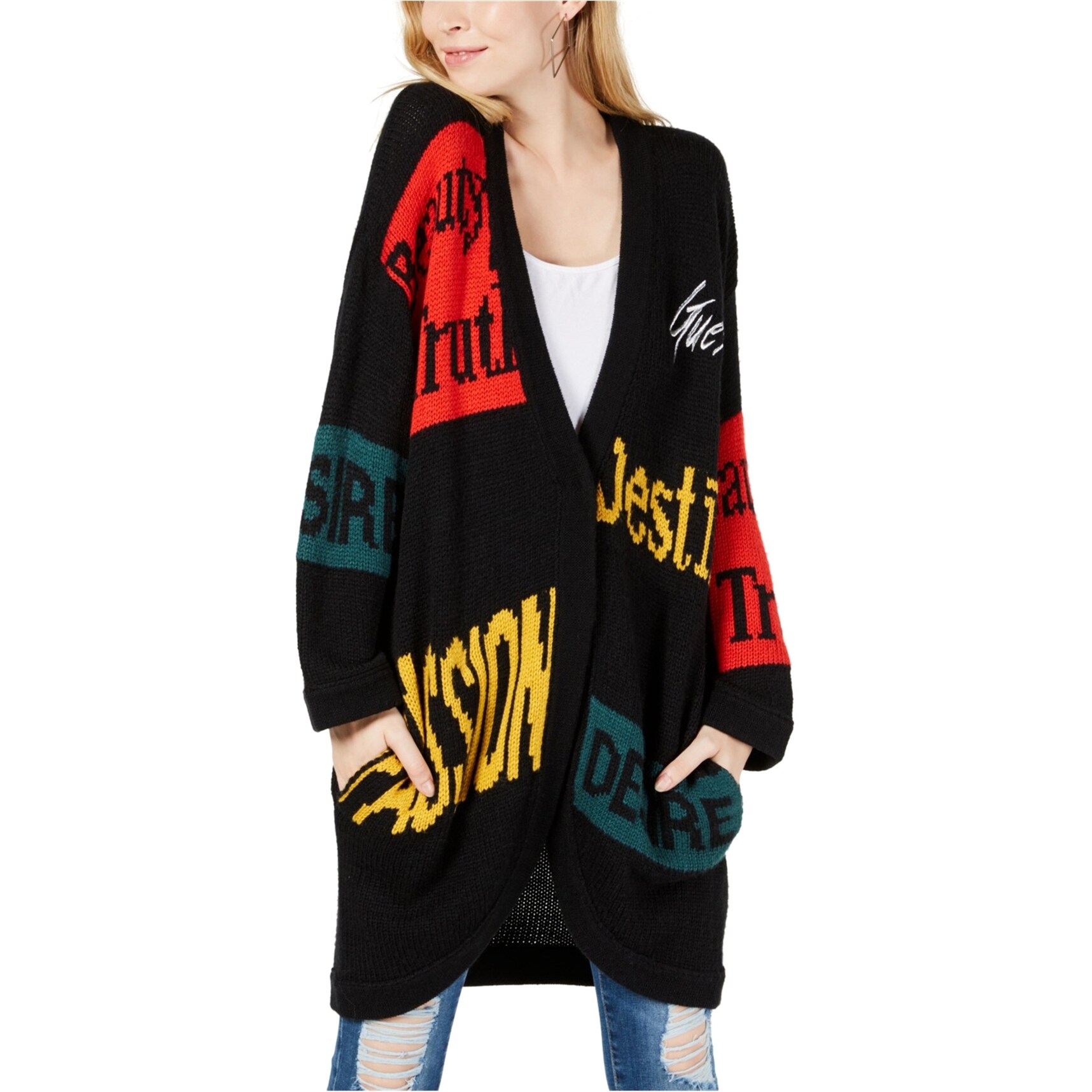 guess cardigan