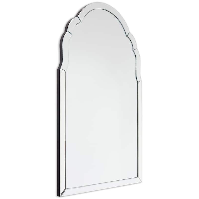 Elegant Arch Beveled Wall Mirror - Clear - 24 x 40
