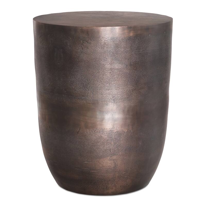 WYNDENHALL Beacon Cast Aluminum Metal Accent Table - 16.5" d x 16.5" w x 20" h