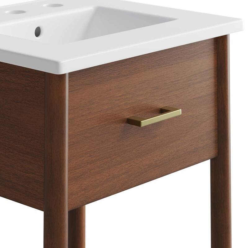 Zaire 18"/24"/30"/36"/48" Bathroom Vanity with White Sink Top