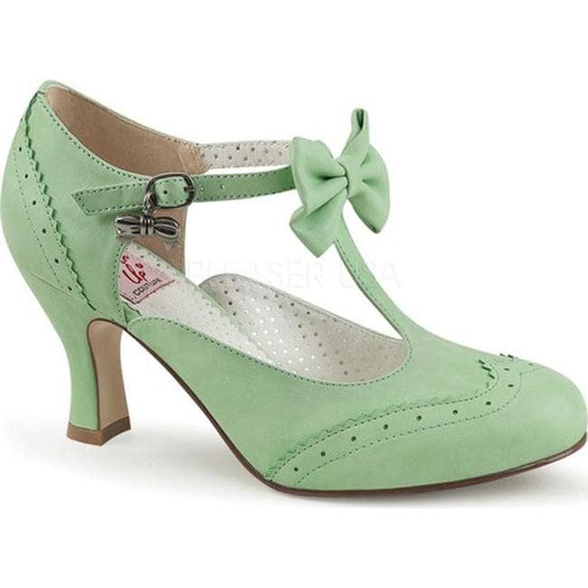 faux leather mary janes