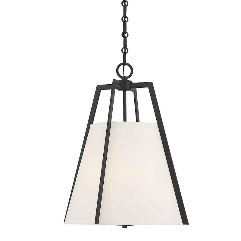 Savoy House 7-1875-3 Mansfield 3 Light 18" Wide Pendant - Matte Black